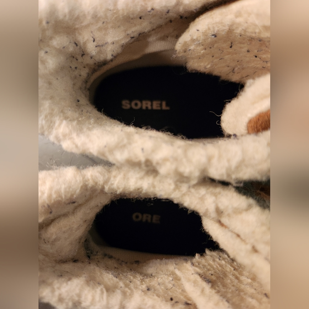 Sorel Waterproof Gray and Tan Boots - Picture 7 of 9